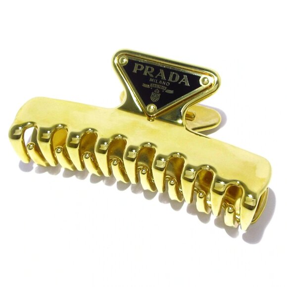 PRADA Metal Hair Clip Gold Hardware - Other Jewellery 582-082225 - Picture 1 of 6